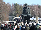 Commemorative event in the Khatyn Memorial