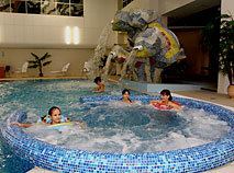 Aqua-park at Zhemchuzhina health resort owned by OAO Grodno Azot