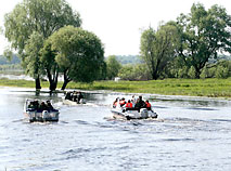 A boat trip along the Pripyat River